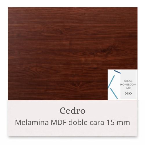 MELAMINA MDF 15 MM DOBLE CARA COLOR CEDRO - Ideas Home
