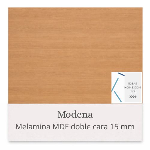 MELAMINA MDF 15 MM DOBLE CARA COLOR MODENA - Ideas Home