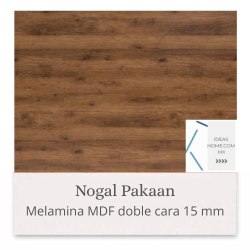 MELAMINA MDF 15 MM DOBLE CARA COLOR NOGAL PAKAAN - Ideas Home