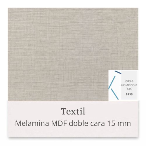 MELAMINA MDF 15 MM DOBLE CARA COLOR TEXTIL - Ideas Home