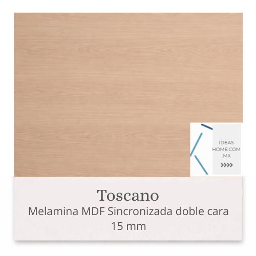 MELAMINAS SINCRONIZADAS MDF 15 MM DOBLE CARA COLOR TOSCANO - Ideas Home
