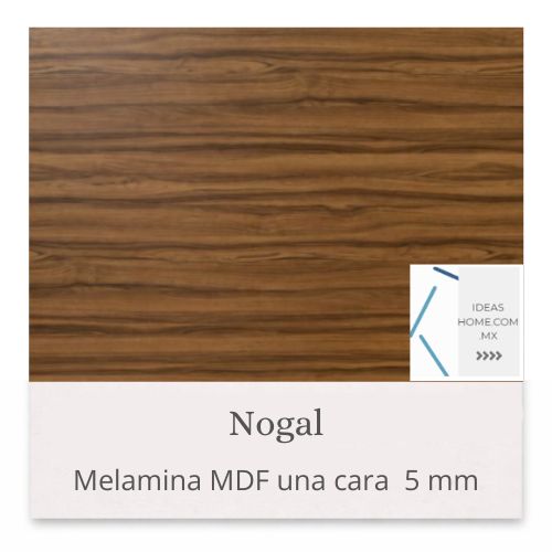 MELAMINA MDF 5 MM UNA CARA COLOR NOGAL - Ideas Home