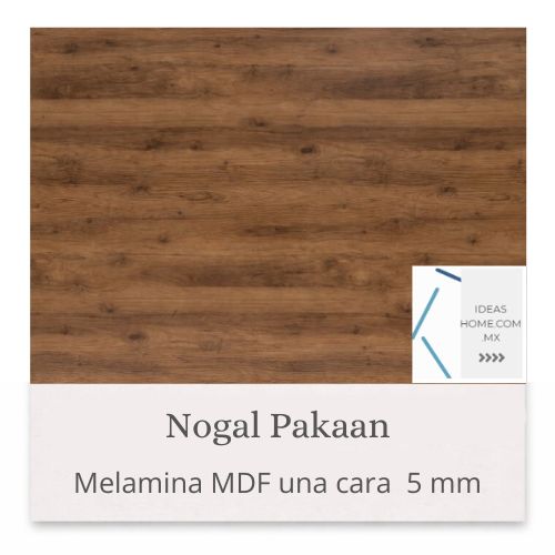 MELAMINA MDF 5 MM UNA CARA COLOR NOGAL PAKAAN - Ideas Home
