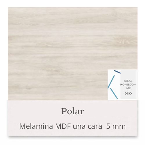 MELAMINA MDF 5 MM UNA CARA COLOR POLAR - Ideas Home
