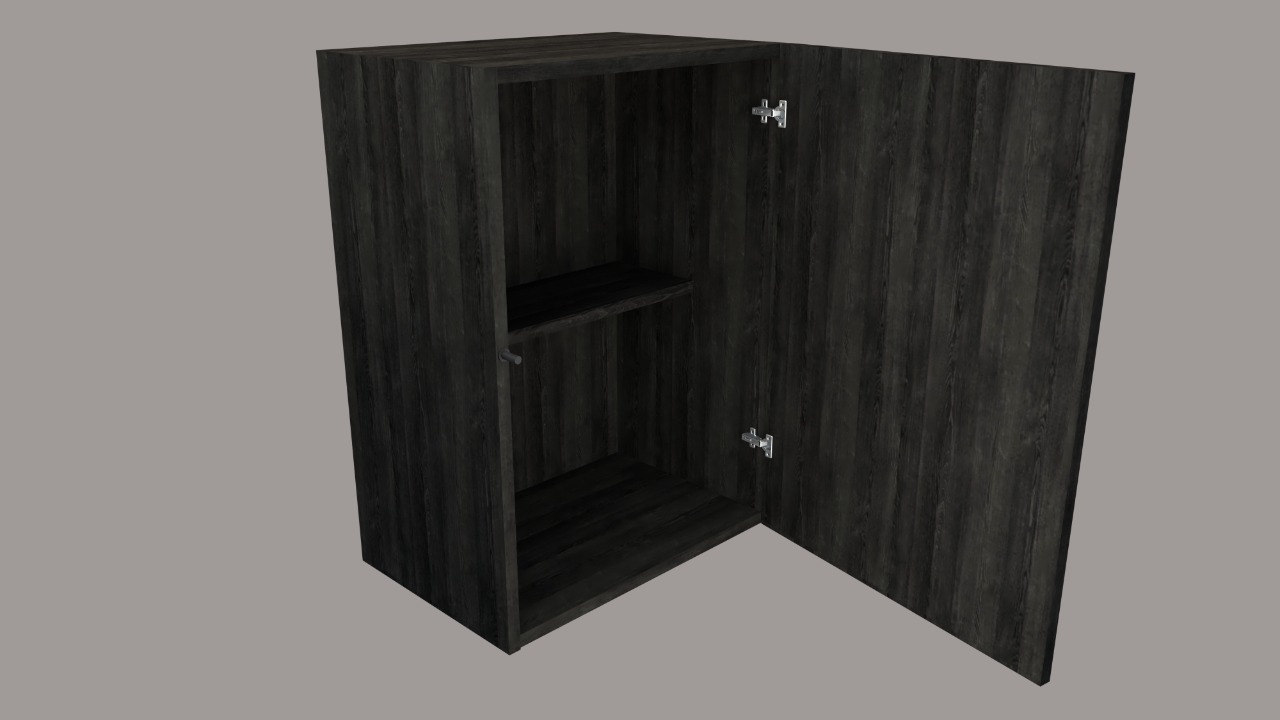 "MODULO PARA COCINA ALTA ALACENA UNA PUERTA CON SISTEMA PUSH, UNA REPISA, 30 X 70 X 30,LINEA PLUS" - Ideas Home