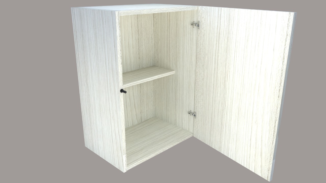 "MODULO PARA COCINA ALTA ALACENA UNA PUERTA CON SISTEMA PUSH, UNA REPISA, 40 X 70 X 30,LINEA PLUS" - Ideas Home
